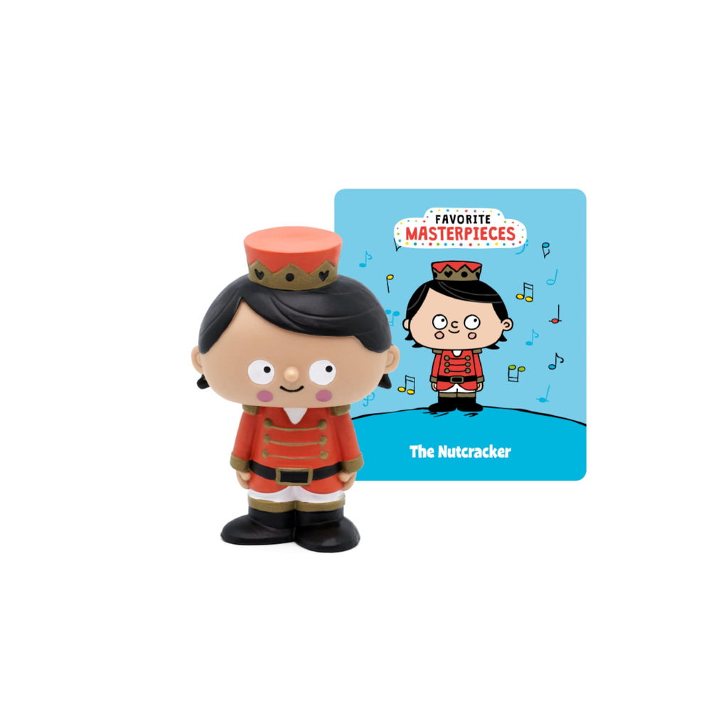 Tonies Nutcracker figurine cover promotes imaginative storytelling.