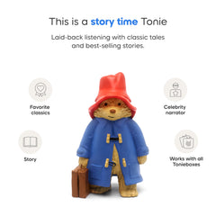 Tonies Paddington Stephen Fry narration brings the tales to life.