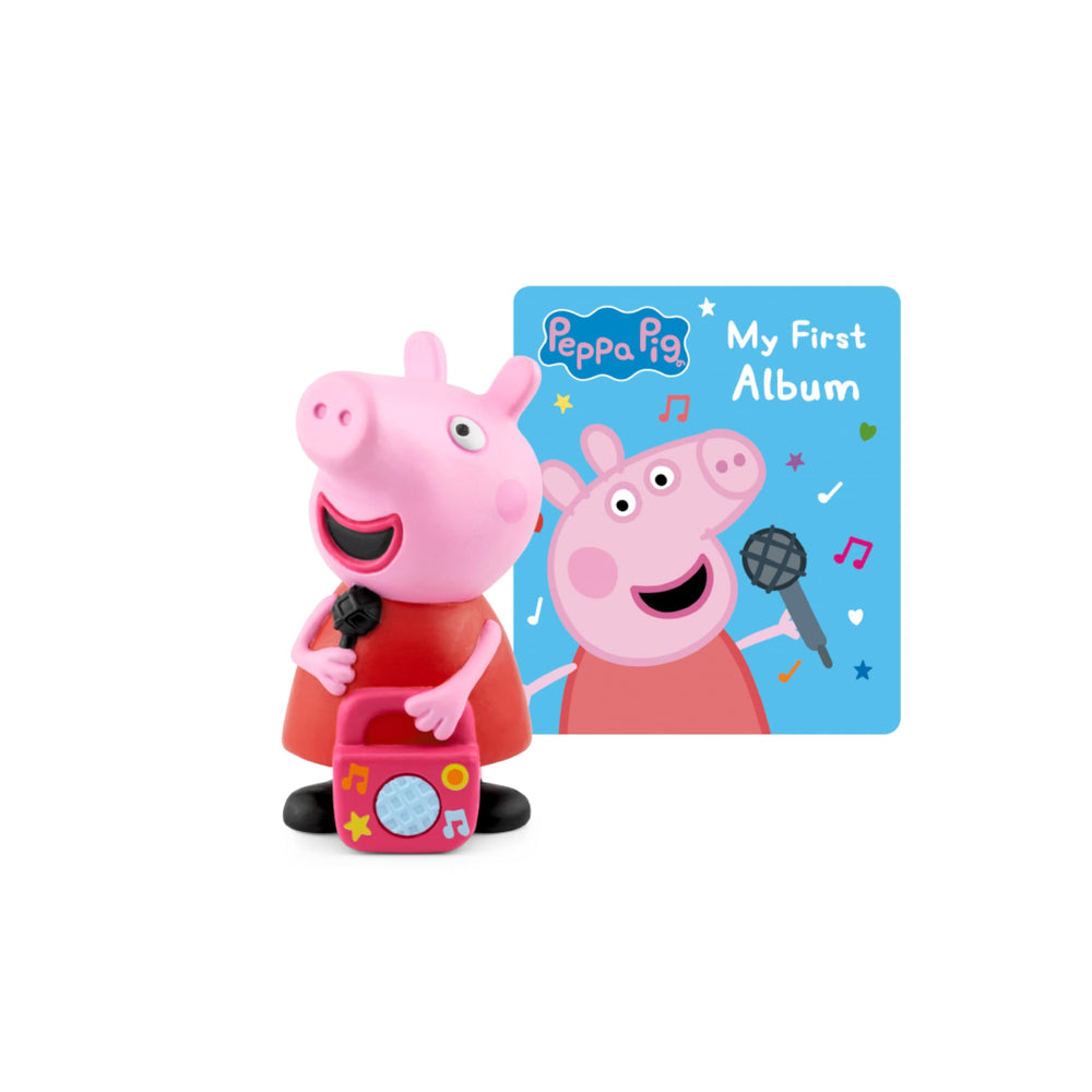 Tonies Peppa Pig figurine front view, ready for family listening