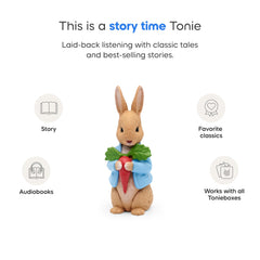 Tonies Peter Rabbit suitable for ages 3 and up for safe play