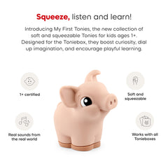 Tonies Pig Mud image captures playful mess moments and sensory exploration.
