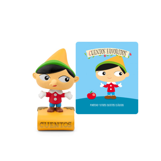 Tonies Pinocchio wooden boy figurine ready for Spanish storytelling