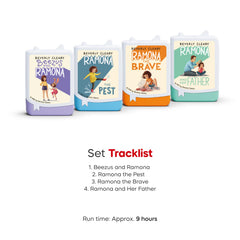 Tonies Ramona Audiobook Set 4 Pack Beezus and Ramona cover signals classic stories ready to listen.