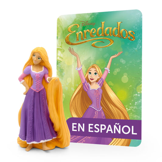 Tonies Rapunzel figura con cabello dorado, ideal para juegos imaginativos.