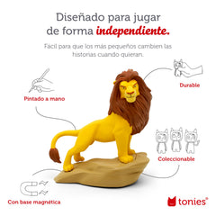 Tonies Simba songs and story tracklist highlights classic Lion King moments.