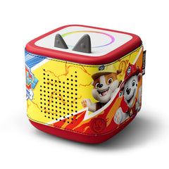 Tonies PAW Patrol sleeve on Toniebox 2 adds playful personalization and protection.