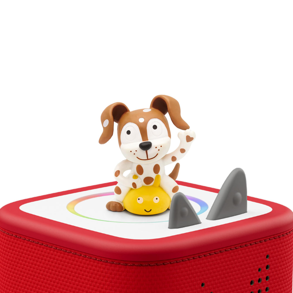 Tonies Spanish Playtime Songs figurine front view, colorful and engaging for early language learning.