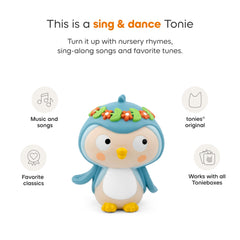 Toniebox with Tonies Spanish Traveling Songs demonstrates easy offline listening