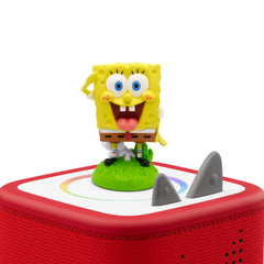 Tonies SpongeBob Squarepants packaging showing clear contents and kid friendly design.