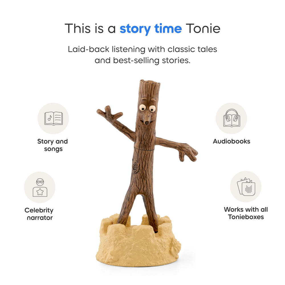 Tonies Stick Man near fire scene builds tension with safe listening.
