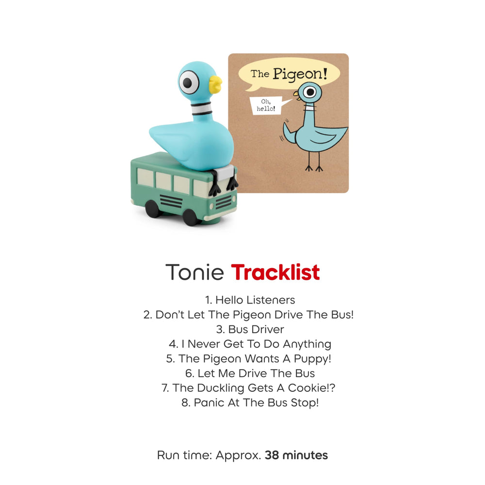 Tonies The Pigeon series school visit figurine for classroom-style adventures.