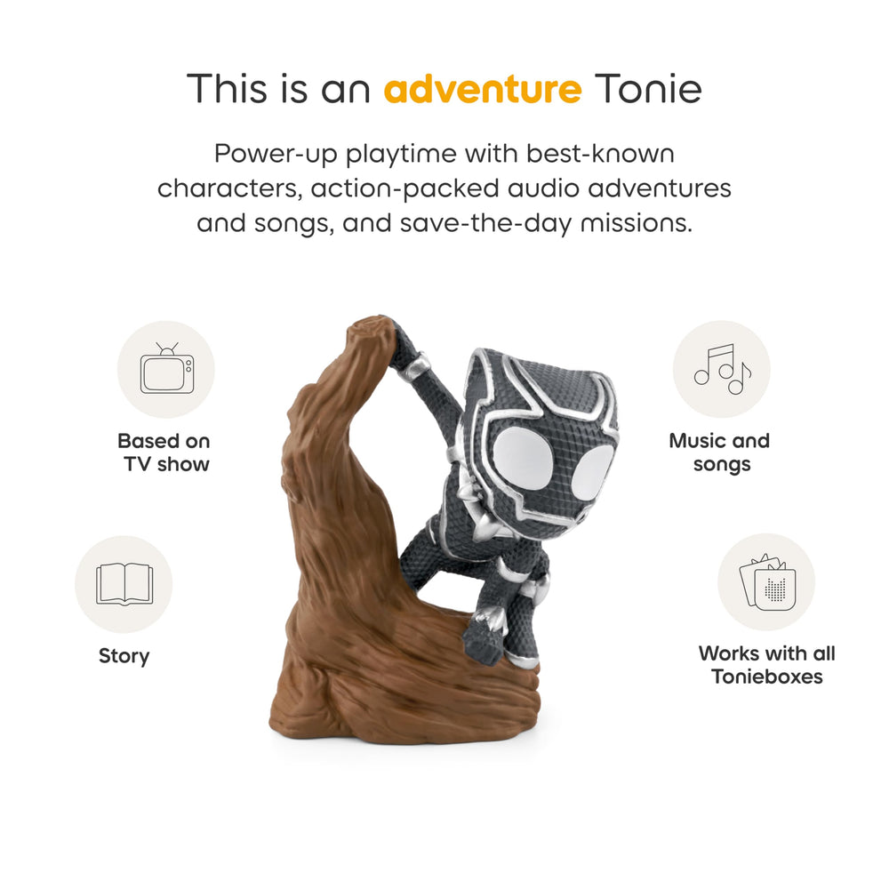 Tonies tracklist of three songs and one story for engaging listening sessions.