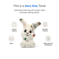 Tonies Toniebox device essential for daily chapter playback.