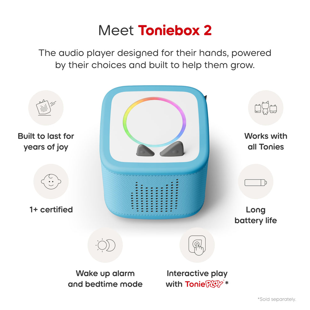 Tonies Tonieplay games on Toniebox support solo or group play.