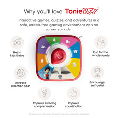 Tonies Tonieplay play board for tracking clues and choices.