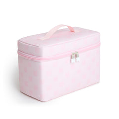 Tonies travel bag cloud pink open compartments keep Toniebox 2 organized on the go.