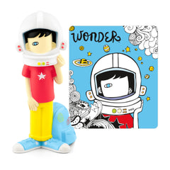 Tonies Wonder audio toy figurine in packaging, inviting immersive storytelling for kids.