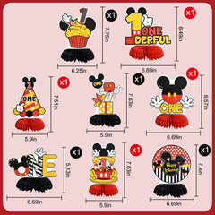 TONIFUL red mouse table topper decor adds playful focal point for parties