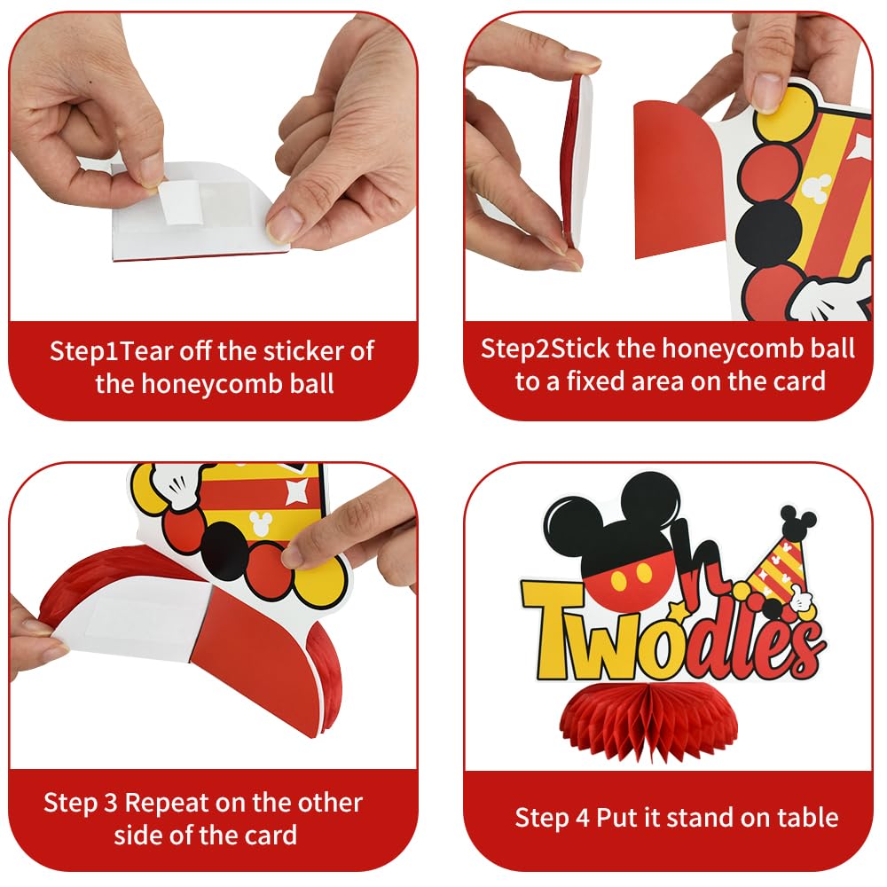 TONIFUL yellow mouse table topper decor brightens party tables