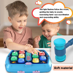 TooLion Whack Game Mole suction base keeping the toy steady during pounding.