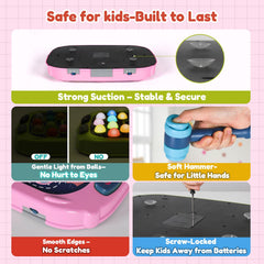 TooLion Whack Mole suction cups keep the game stable on tabletops.