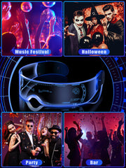 TOODOO LED visor glasses perfect for cosplay and costume wear