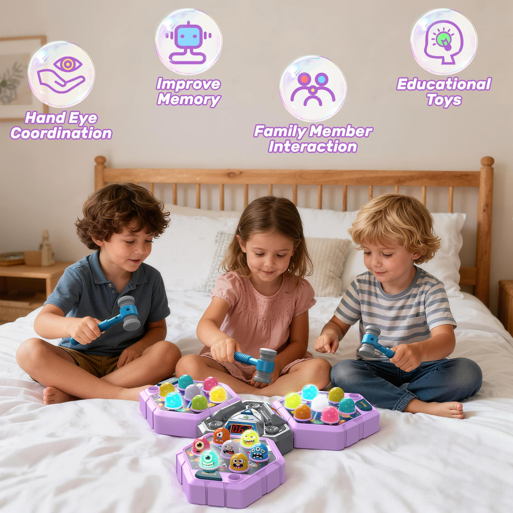 TooLion colorful lights and sounds engage kids during family play.