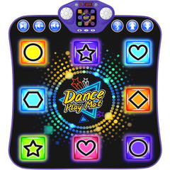 TooLion dance mat with 8 button LED lights for active play