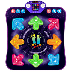 TooLion dance mat with light-up 8-key layout guiding kids' steps