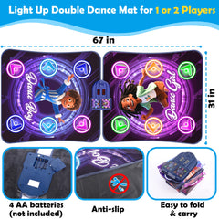 TooLion dance mat showing five game modes for varied play and learning rhythm.