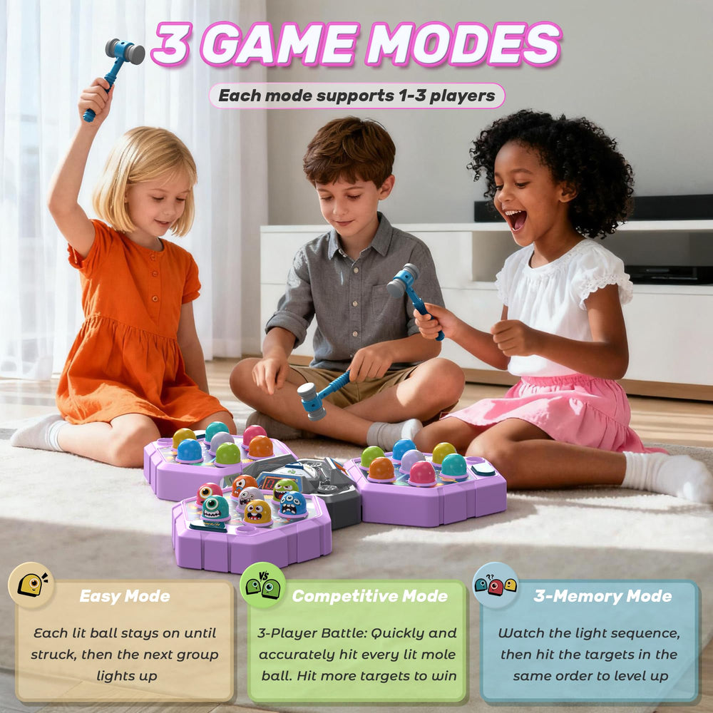 TooLion soft hammers and smooth ABS body designed for gentle, safe play.