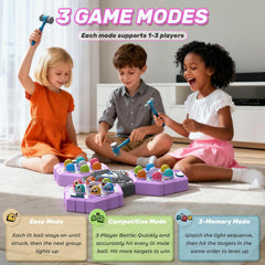 TooLion soft hammers and smooth ABS body designed for gentle, safe play.