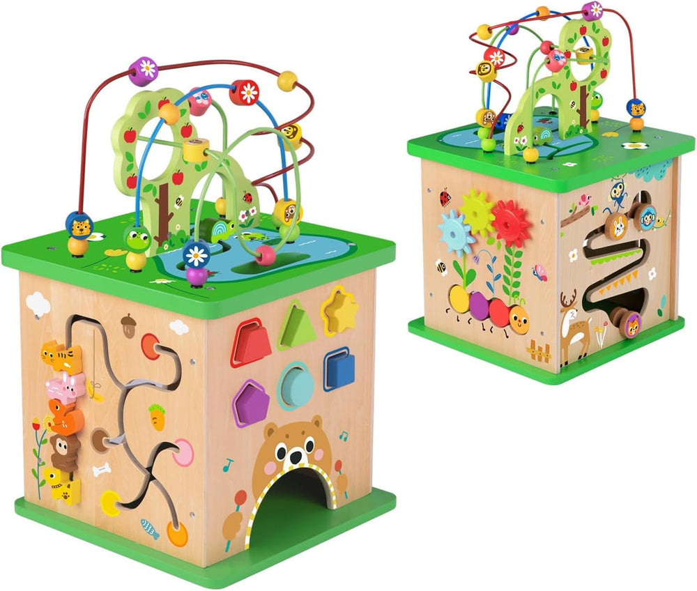 TOOKYLAND tap-to-bottom activity close-up designed for cause-and-effect play