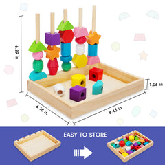 TooyBing bead sequencing game showing 16 sequences