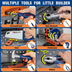 TooyBing toolbox storage keeps tools organized after play