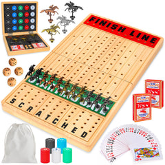 TooyBing large 21-inch horse race board for comfortable home play.