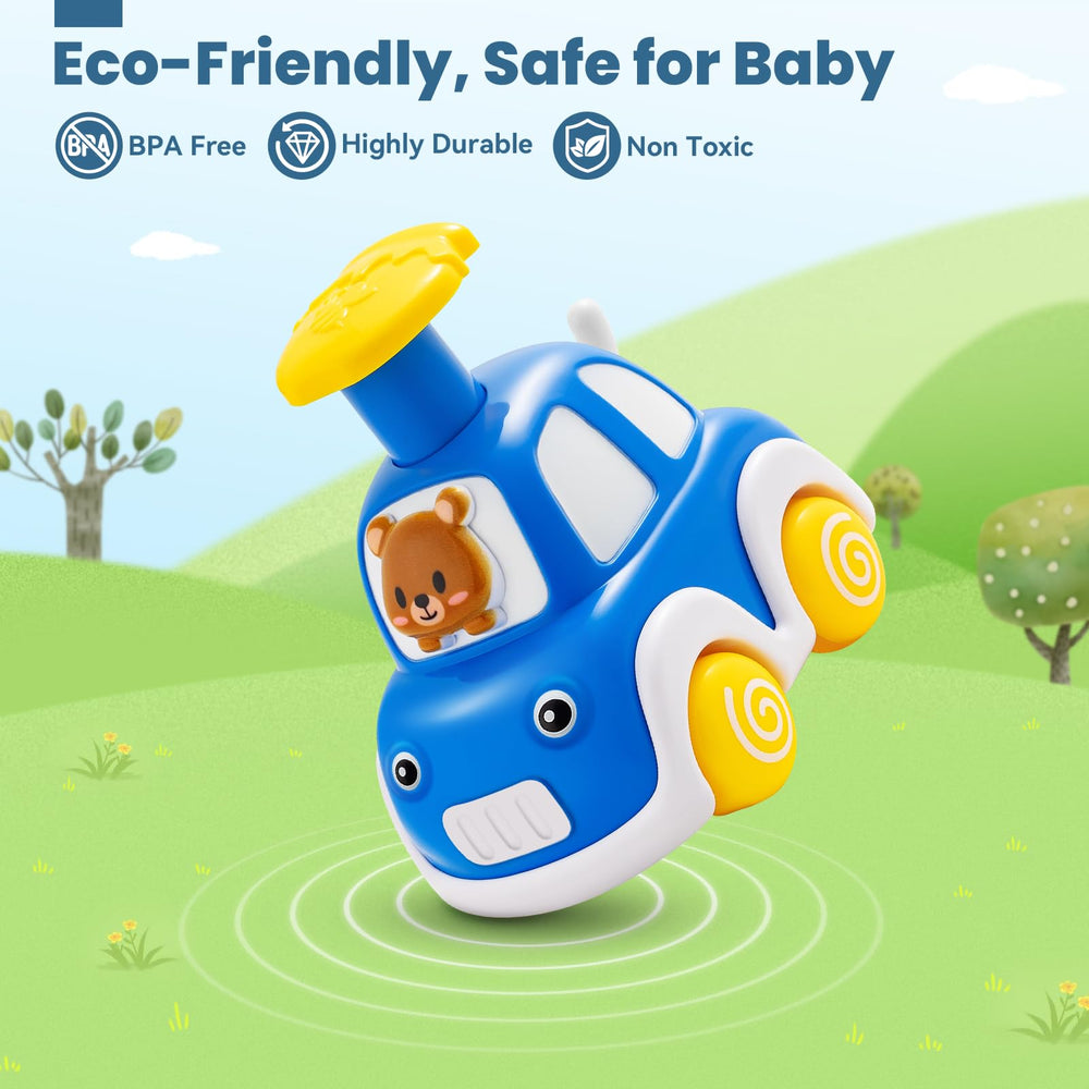 TooyBing press and go bear driver offers safe, battery-free play on the go.