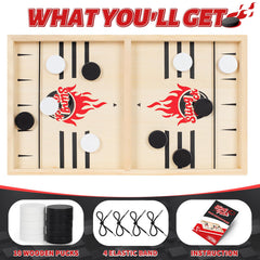 TooyBing wooden hockey pucks close-up highlighting smooth finish and eco-friendly craftsmanship