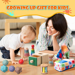 Tooysea colorful shape puzzles aid shape recognition and problem-solving skills.