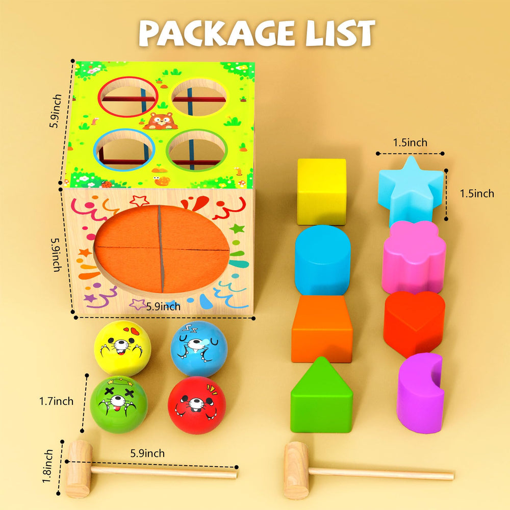 Tooysea natural wood toy with smooth edges for safe play
