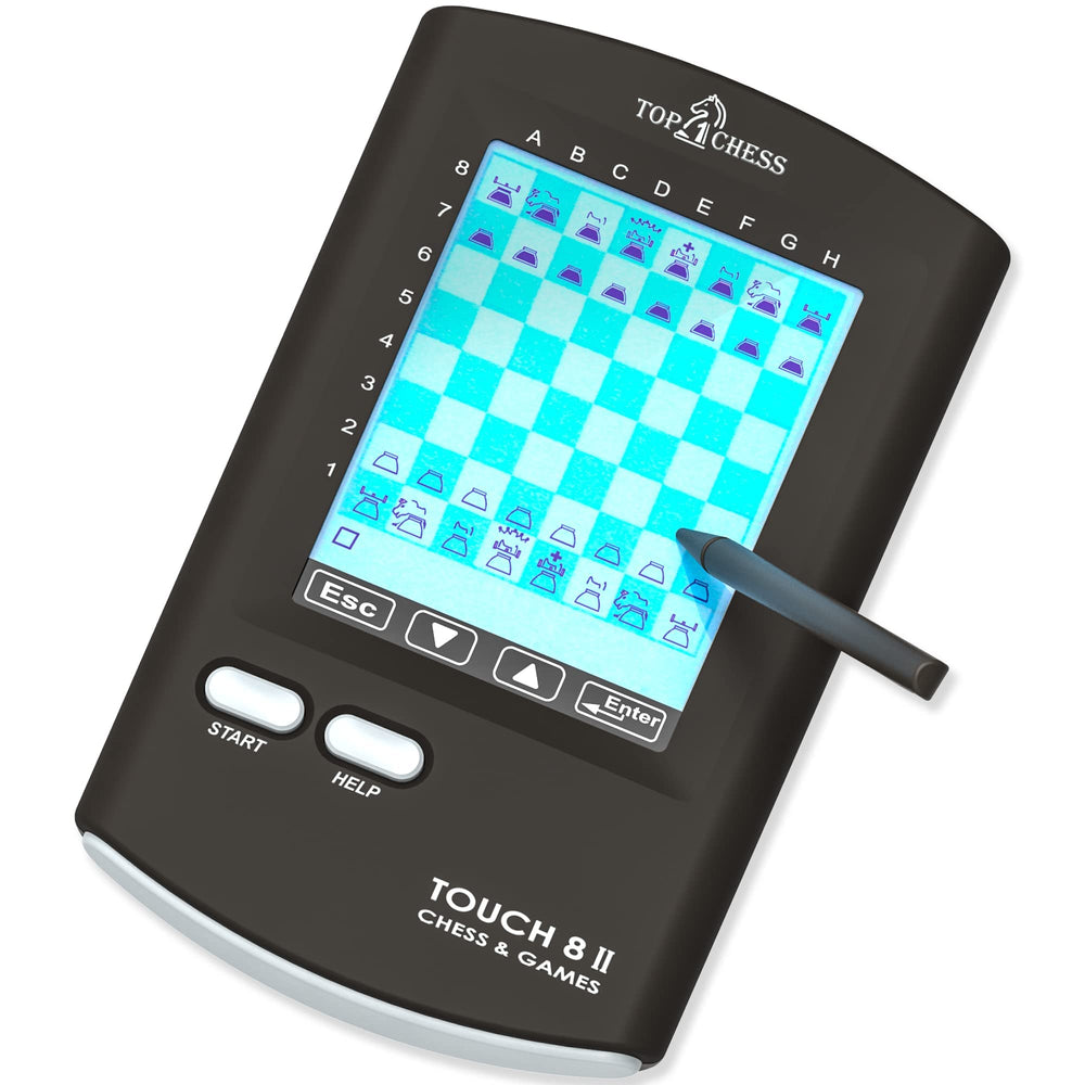 TOP 1 CHESS backlit screen supports play in dim environments.