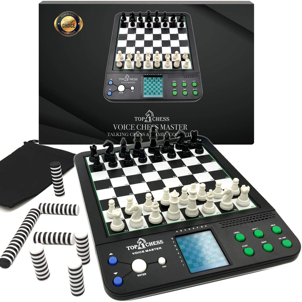 Top 1 Chess electronic board with LCD display for learning moves