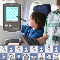 TOP 1 CHESS teach-mode invites practice with over 200 master games.