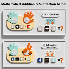 TOP BRIGHT counting flashcards aiding number recognition and quick math recall