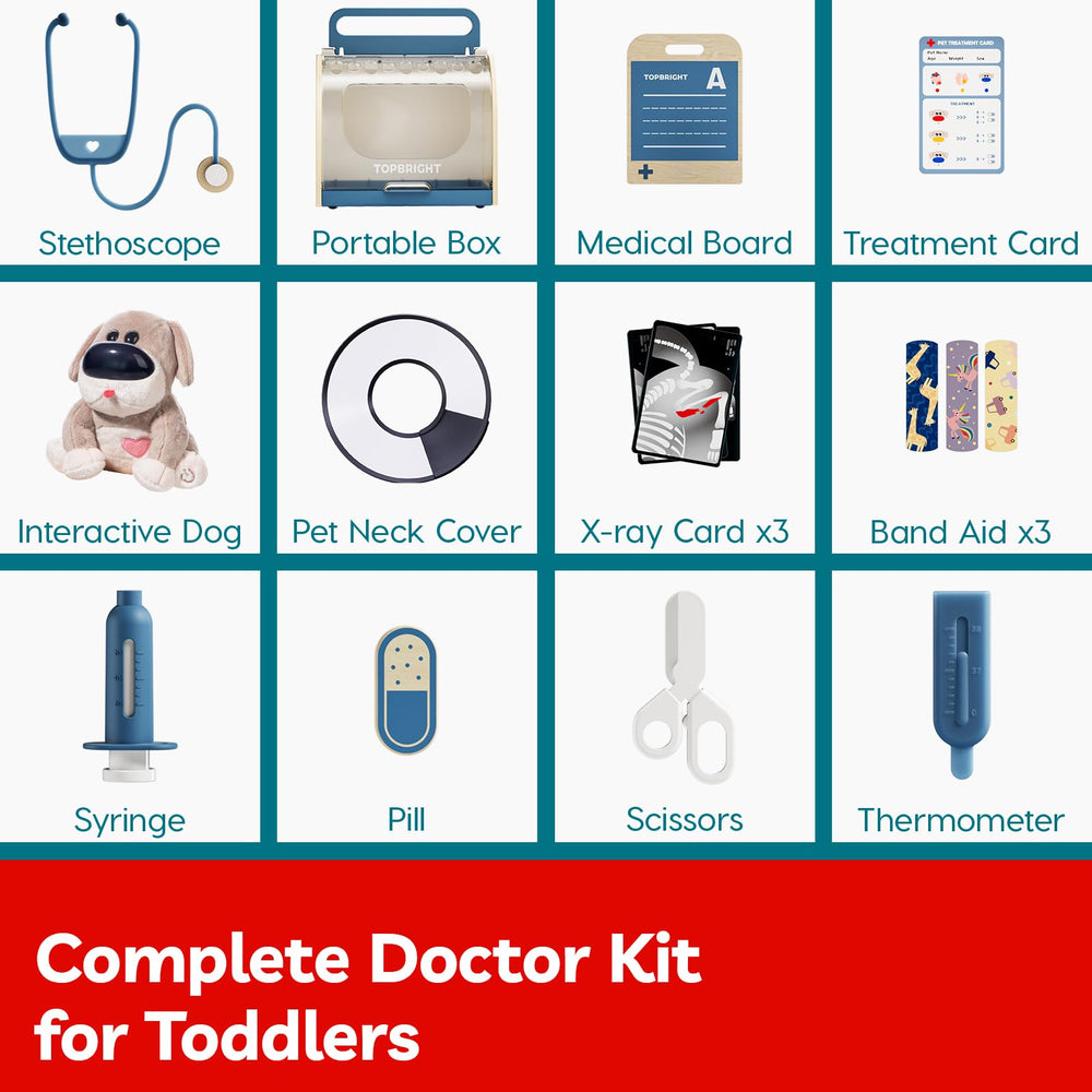 Top Bright Doctor Kit accessories bundle adds depth to vet role play