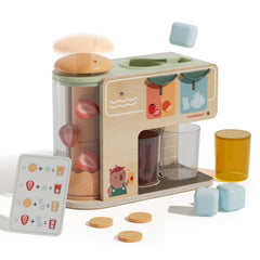 TOP BRIGHT wooden drink dispenser pour action supports hands-on pretend play.