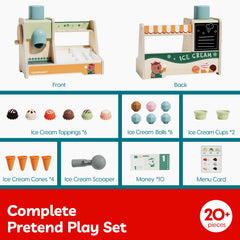 TOP BRIGHT ice cream toppings add varied textures for sensory play