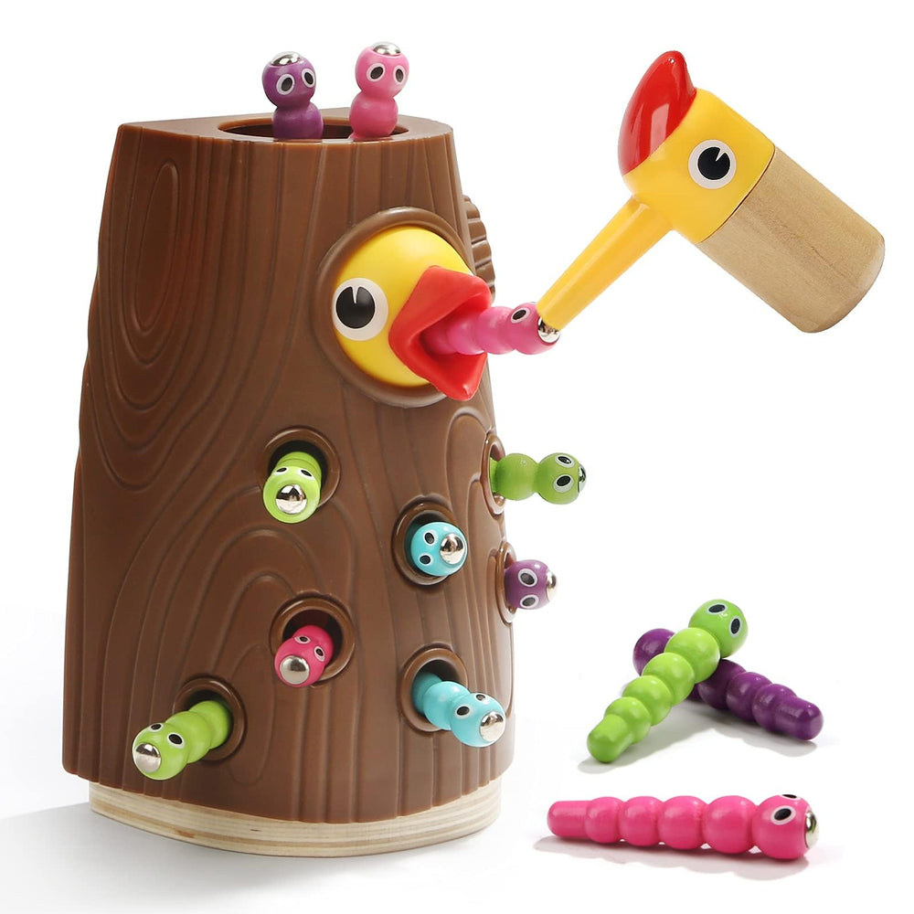 Top Bright Montessori bird feeding game boosts toddler fine motor skills.
