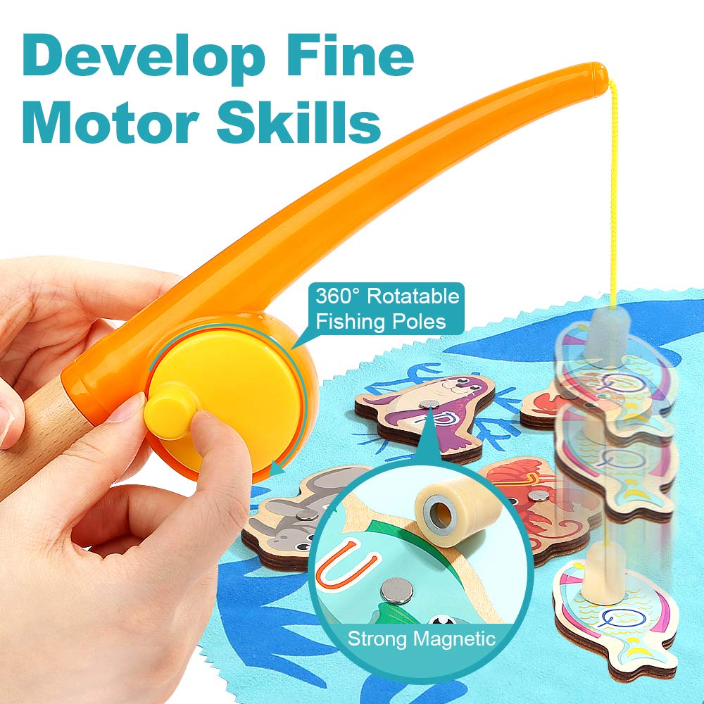 Top Bright numbered fish invite counting practice during cooperative play.