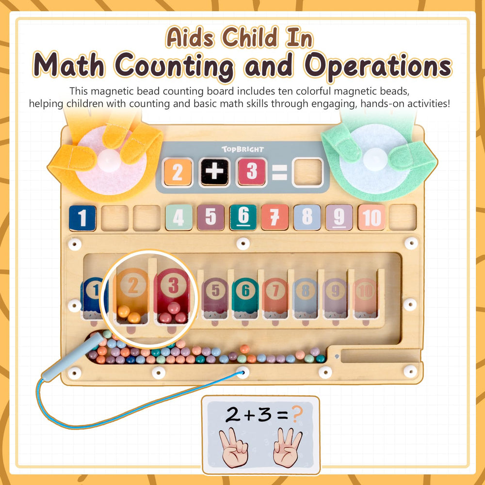 Top Bright portable Montessori kit ideal for home or classroom use.